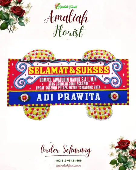 Papan Bunga Ucapan Selamat Juwok